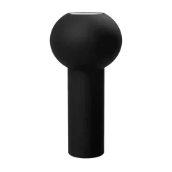Pillar vase 24 cm, Black