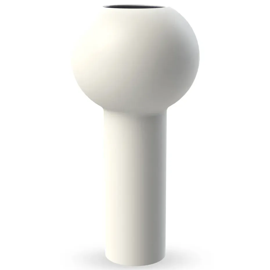 Pillar vase 32 cm, White