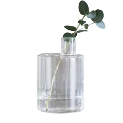Pipe glass vase, small
