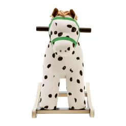 Pippi rocking horse, White-black