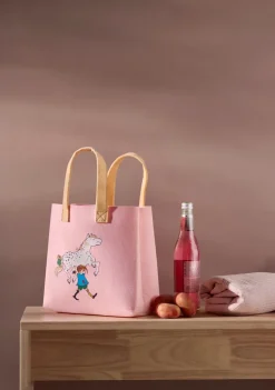 Pippi Tote Bag bag 25x25 cm, Pippi and the Horse