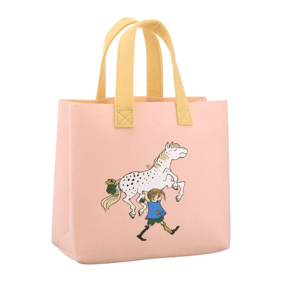 Pippi Tote Bag bag 25x25 cm, Pippi and the Horse
