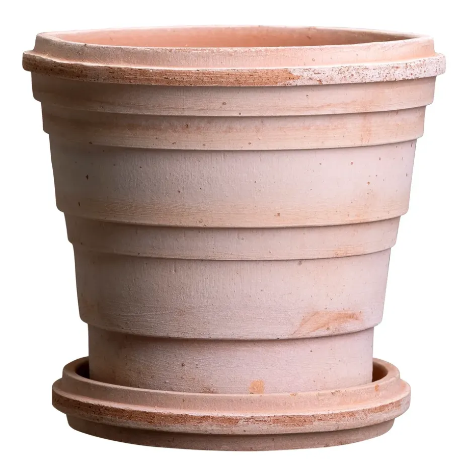 Planet Saturn flower pot Ø16 cm, pink