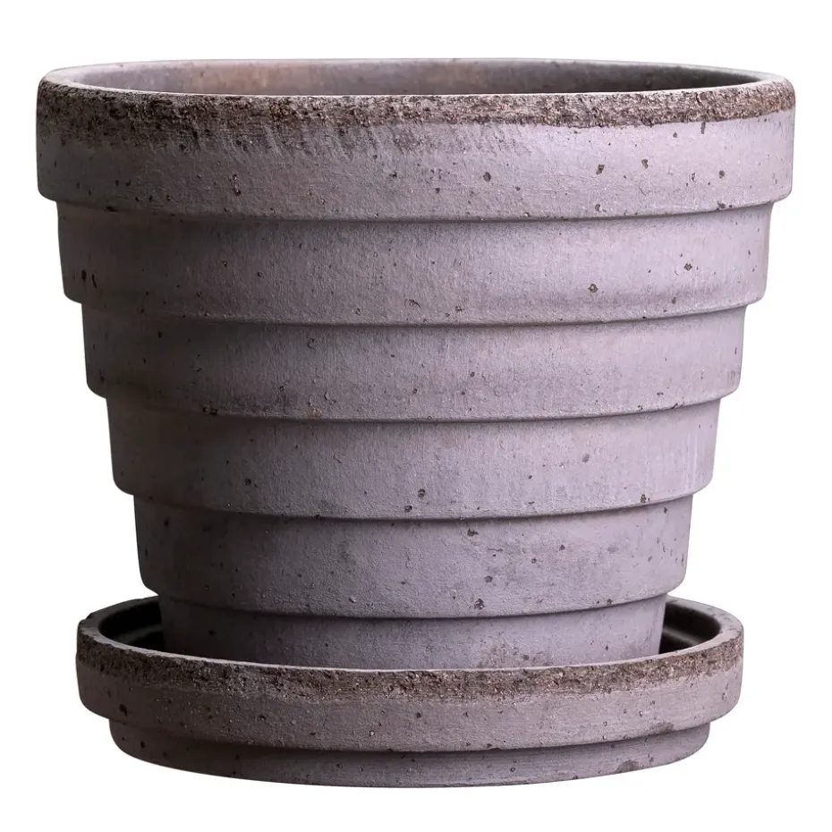 Planet Venus flower pot Ø14 cm, grey