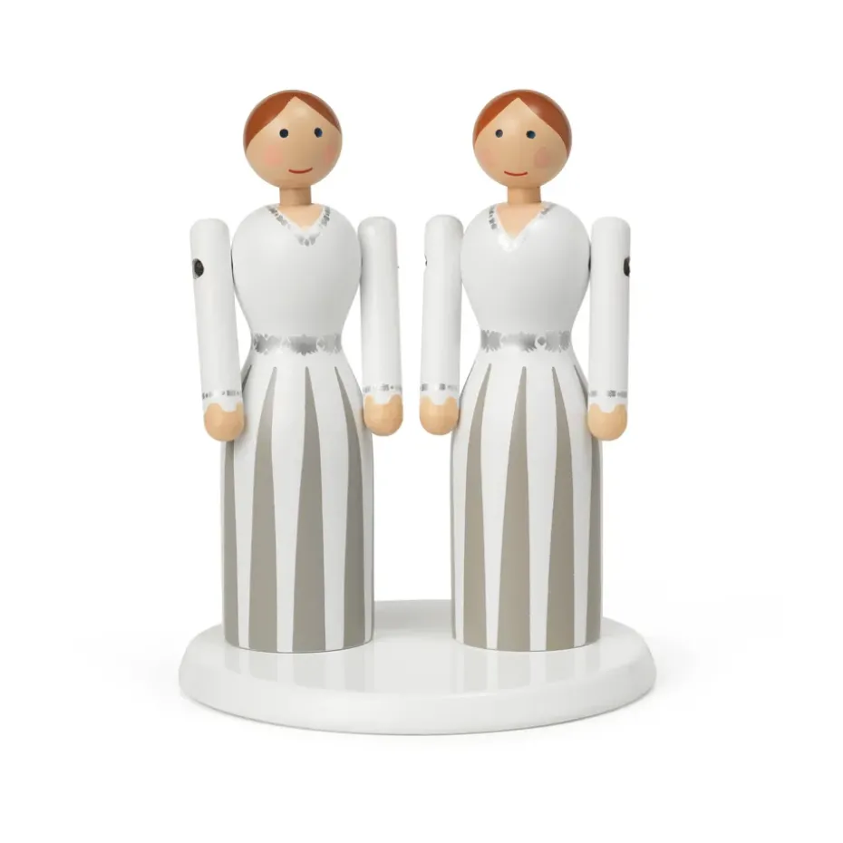 Platform for Kay Bojesen bridal pair, White