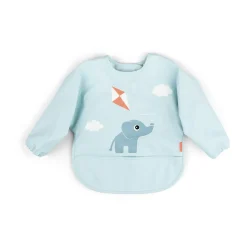 Playground bib with sleeve, Blue