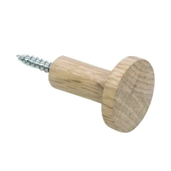 Point hook long 2 pack, Oak