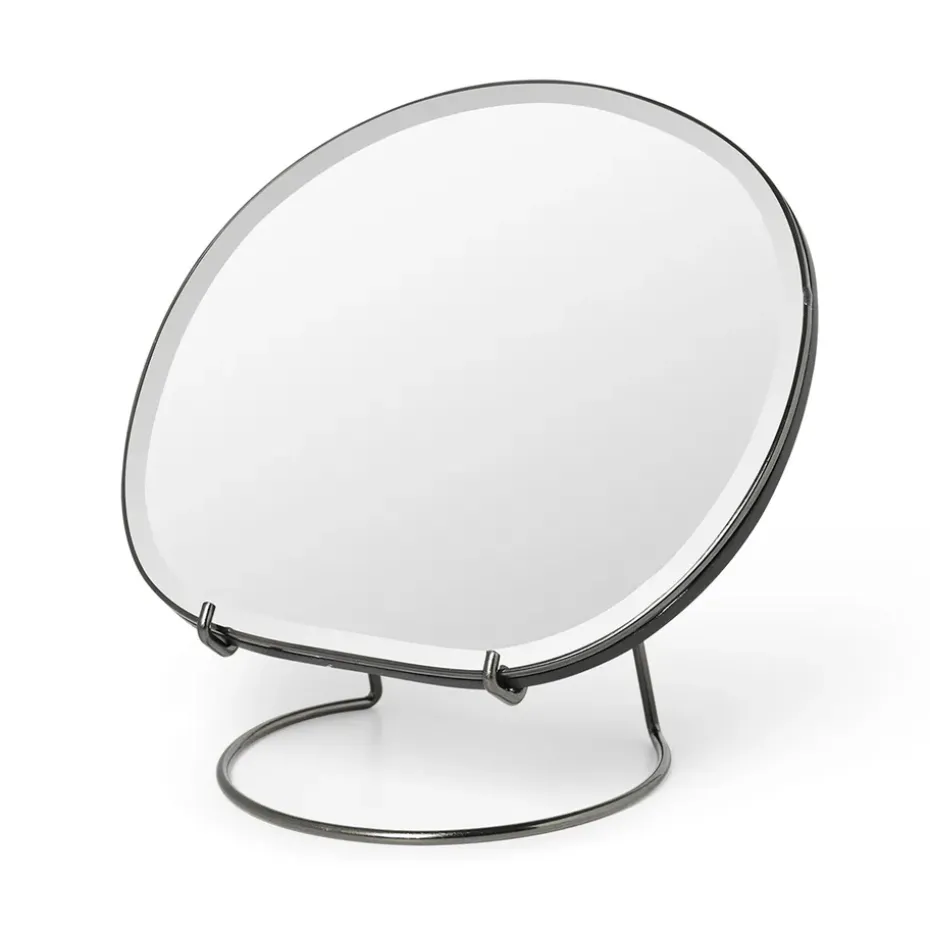 Pond table mirror, Dark chrome