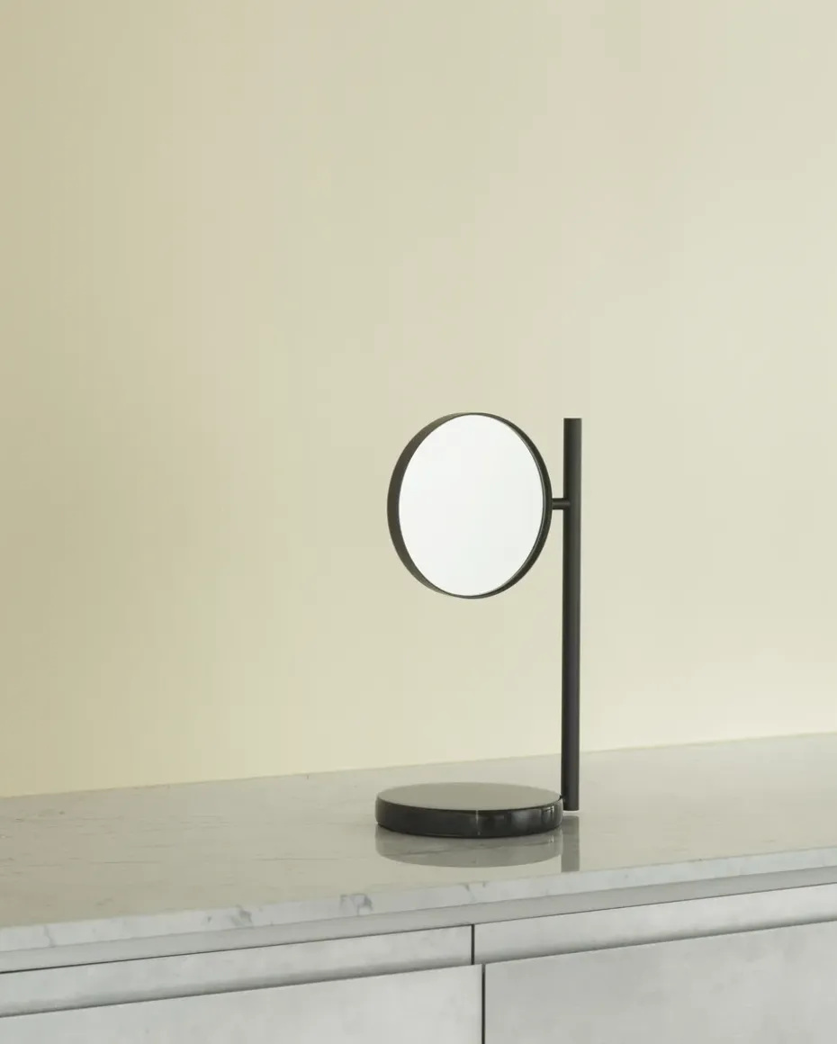 Pose table mirror double-sided, Black