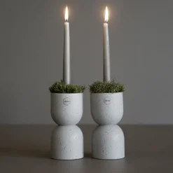 Post candle sticks 16 cm, mole dot