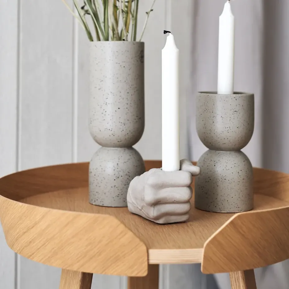 Post candle sticks 16 cm, mole dot