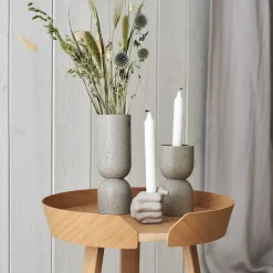Post vase 23 cm, mole dot