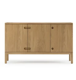 Prio Mellan bench, Oak natural oil. wooden door