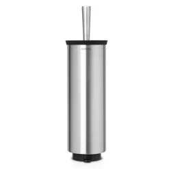 Profile toilet brush with wall mounting, matte steel