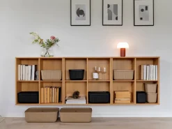 Pulp storage box 15x23 cm 2-pack, Natural Brown