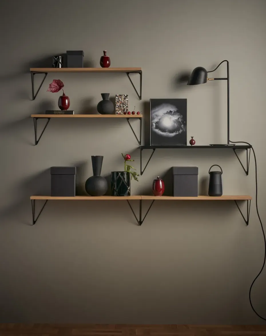 Pythagoras brackets, 2-pack, black