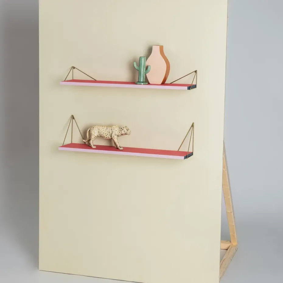 Pythagoras Play shelf, brass