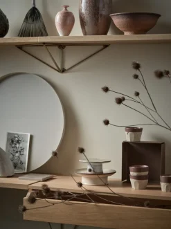 Pythagoras shelf, oak