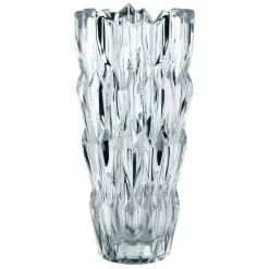 Quartz vase 26 cm, clear