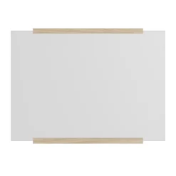 Rectangular wall mirror 30x40 cm, Ash