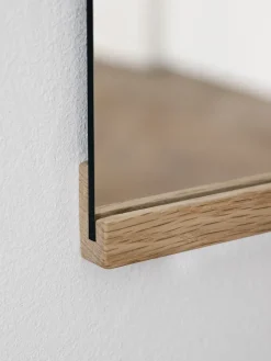 Rectangular wall mirror 70x100 cm, Oak