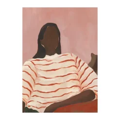 Red Stripes poster, 30x40 cm