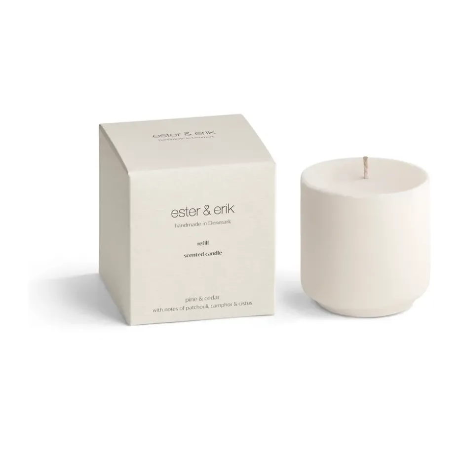 Refill ester & erik scented candles, Pine & cedar