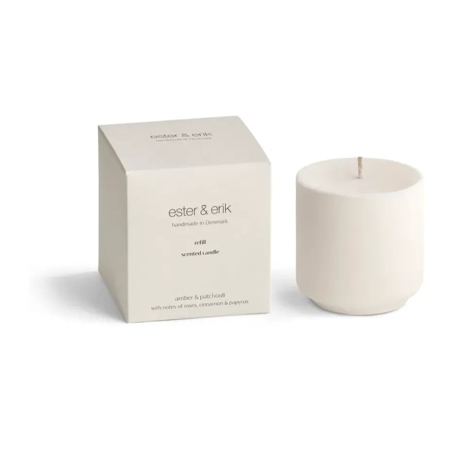 Refill ester & erik scented candles, Amber & patchouli