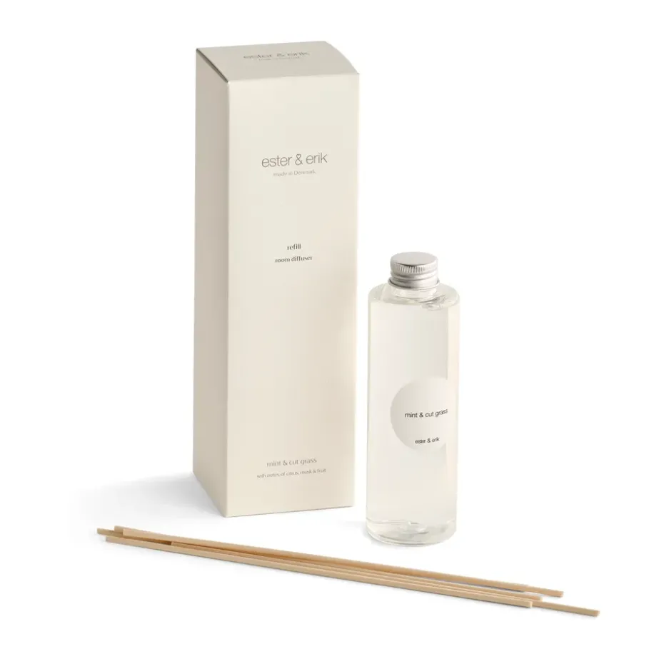Refill ester & erik scented sticks, Mint & cut grass