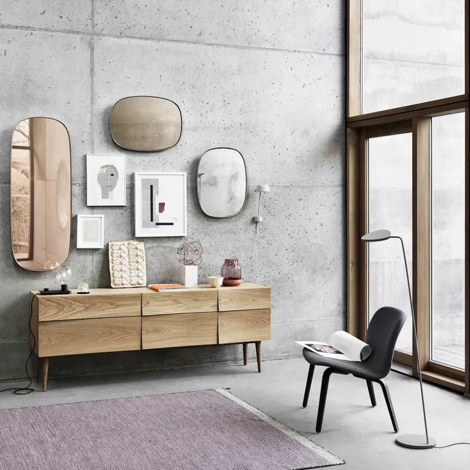 Reflect side table large, Oak