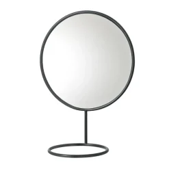 Reflection wall mirror, black