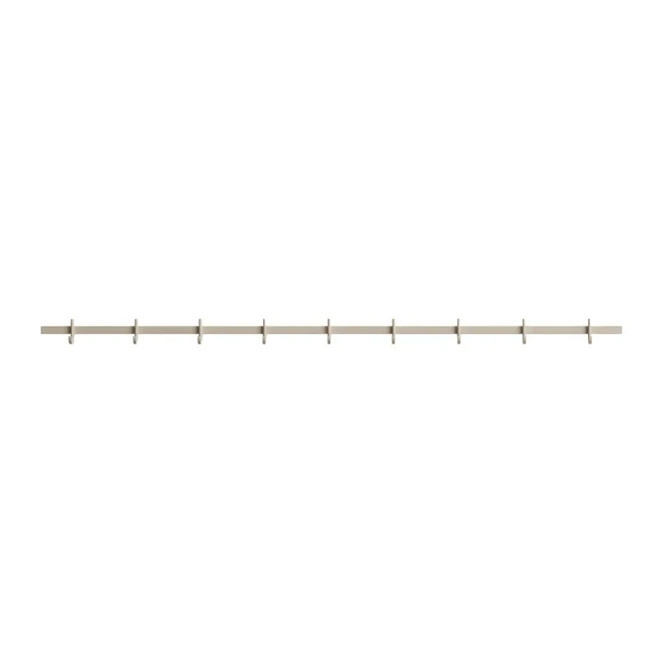 Relief hook rack large 123 cm, Beige