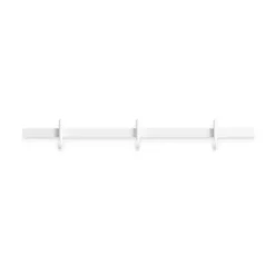 Relief hook rack small 41 cm, White