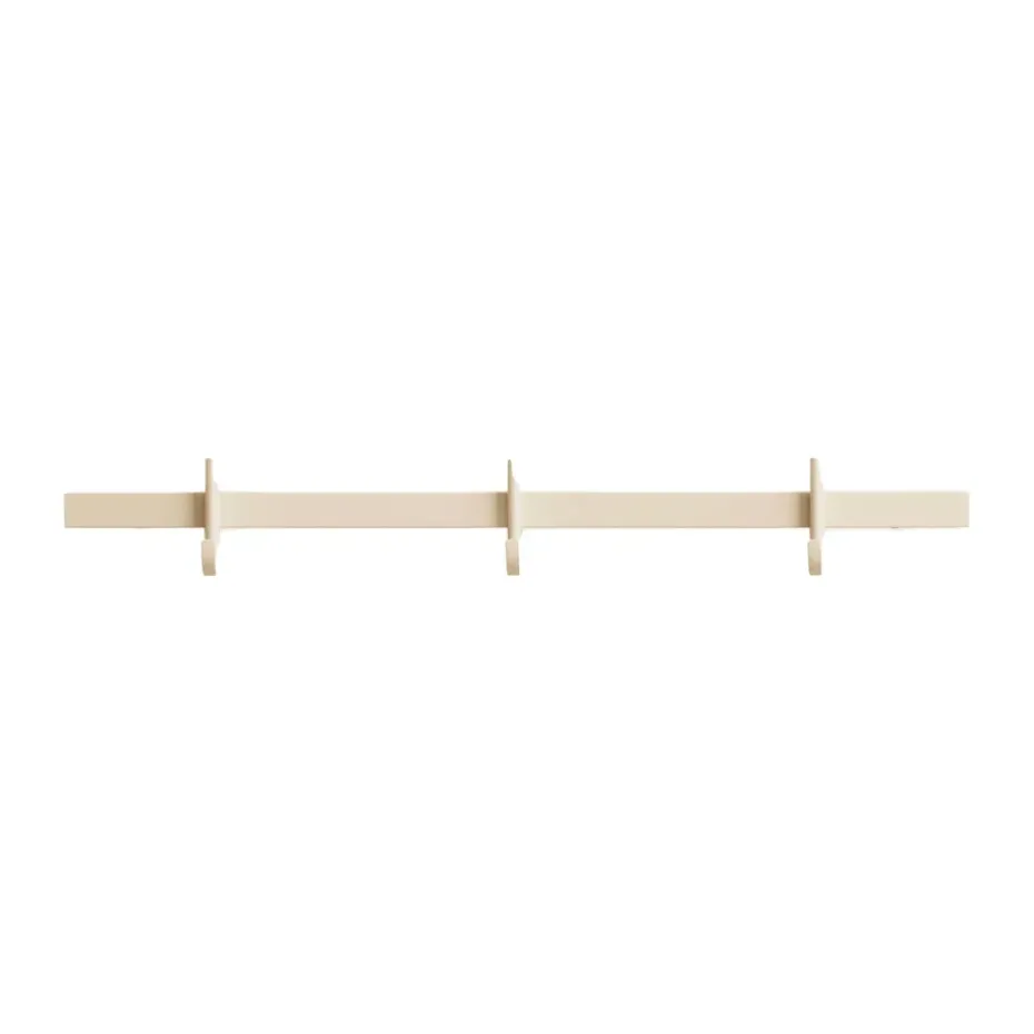 Relief hook rack small 41 cm, Ash