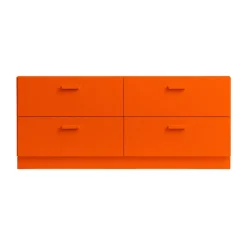Relief plinth 123 cm, Orange
