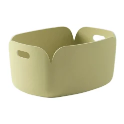 Restore storage basket, Beige-Green