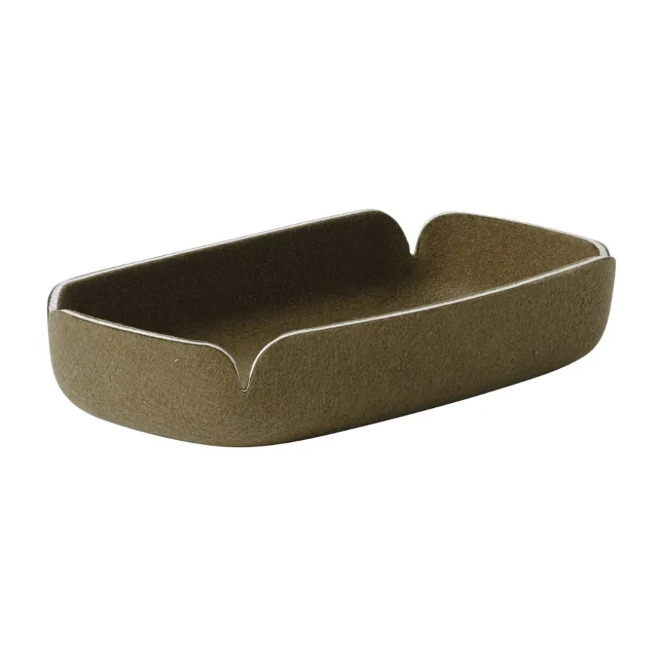 Restore tray 15.5x28 cm, Brown green