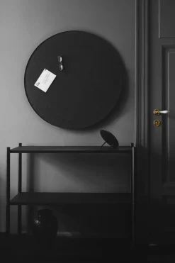 Retell pinboard Ø80 cm, Black
