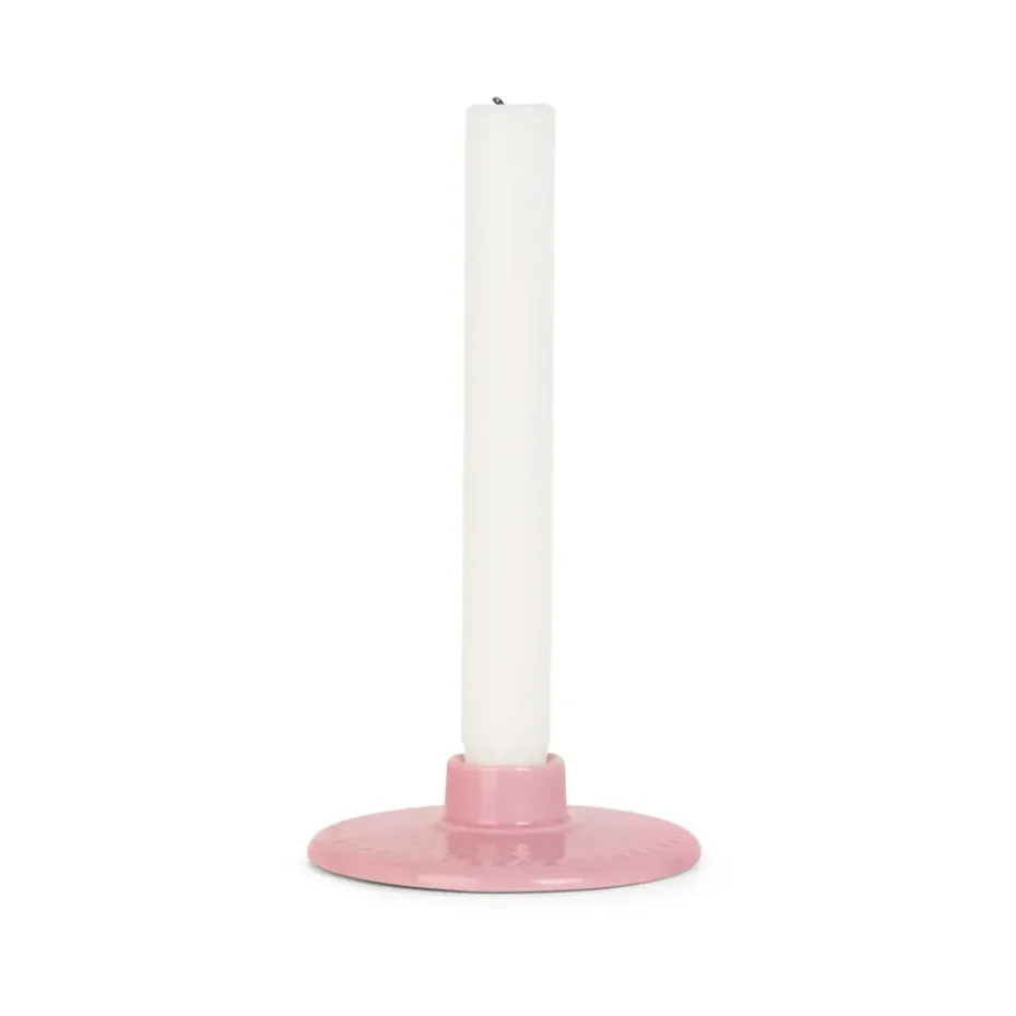 Rhombe candle holder 3 cm, Pink