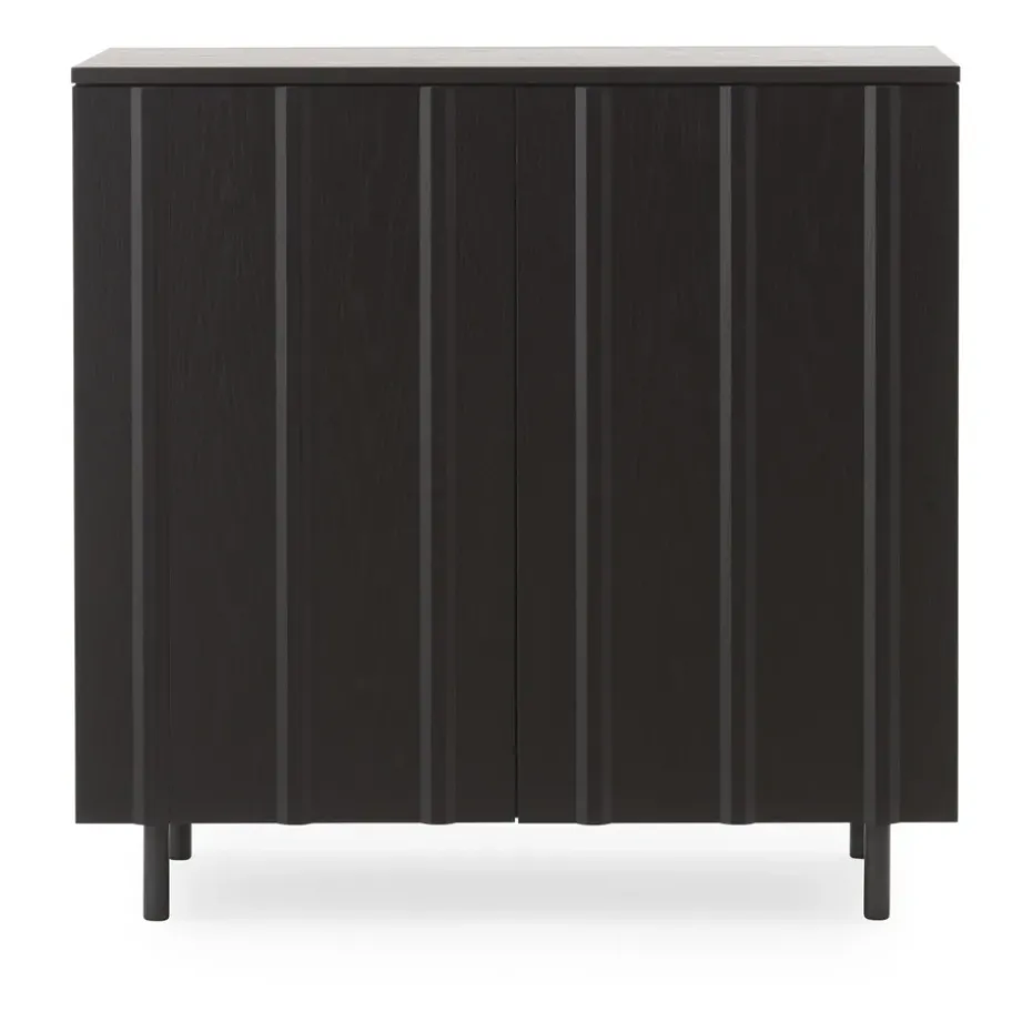 Rib cabinet 96x98.5 cm, Soft Black