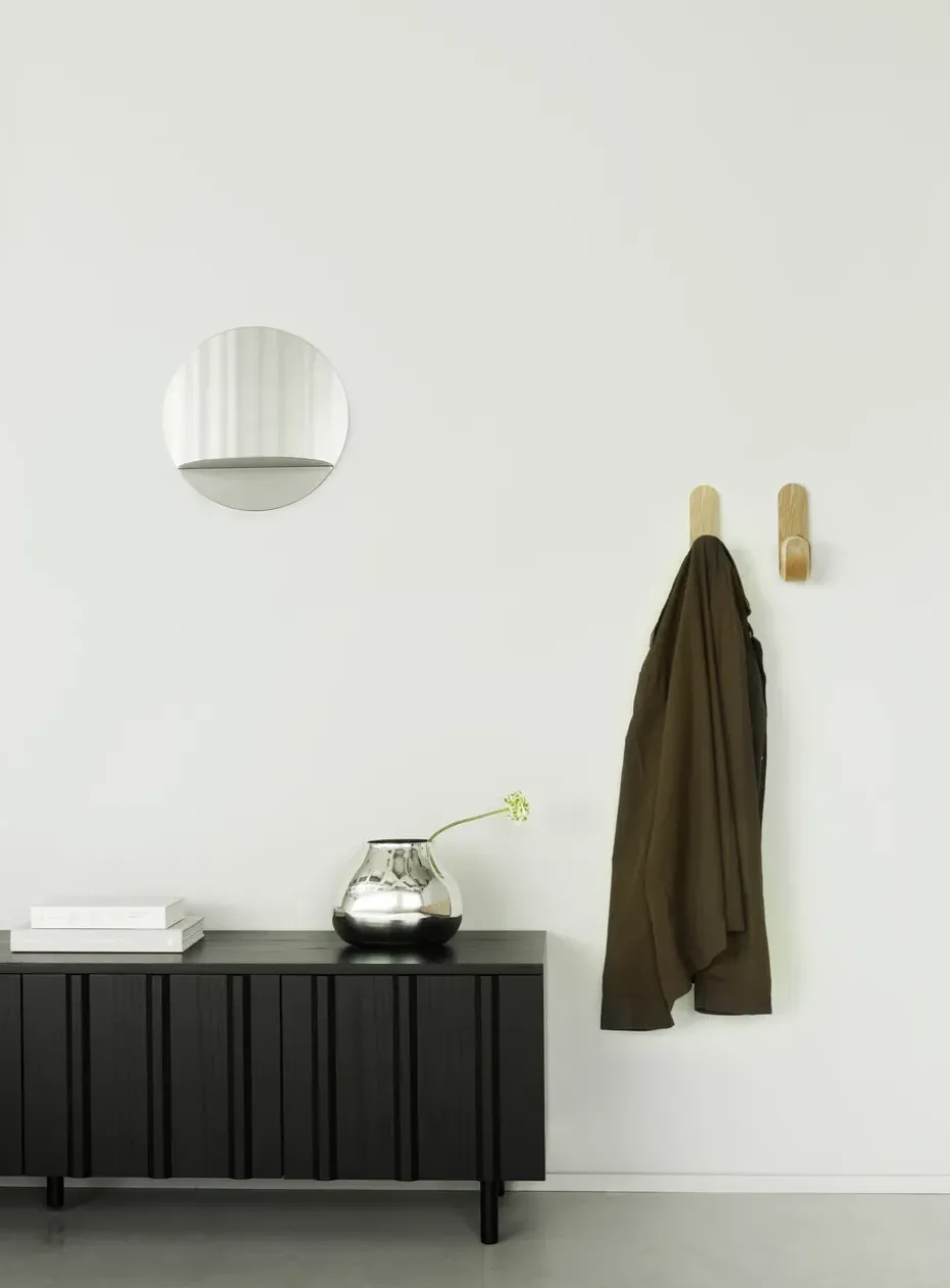 Rib sideboard low, Soft Black