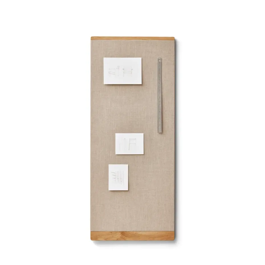 Rim notice board 60x145 cm, Oak