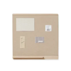 Rim pinboard 75x75 cm, White oak