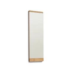 Rim wall mirror 35x110 cm, Oak