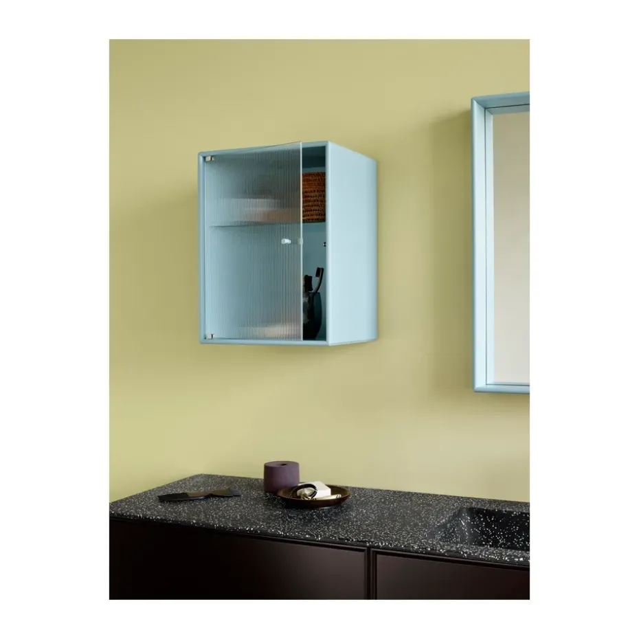 Ripple bathroom cabinet 35.4x46.8x20 cm, Flint