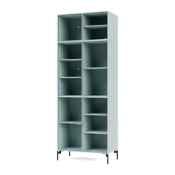 Ripple IV display cabinet 69.6x187.2x38 cm, Flint-legs black