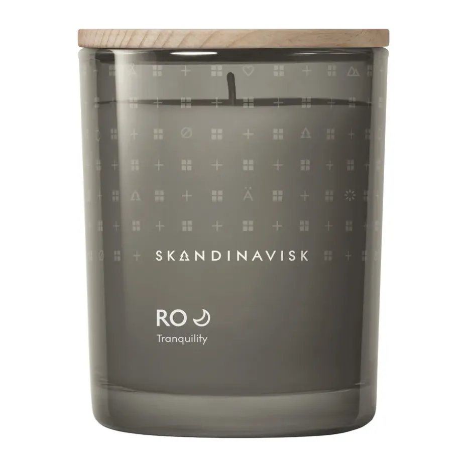 Ro scented candle with lid, 200 g