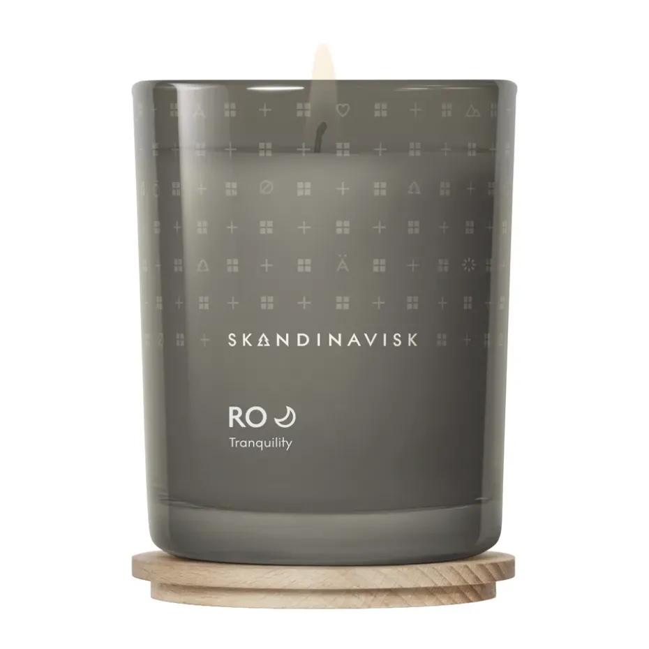 Ro scented candle with lid, 200 g