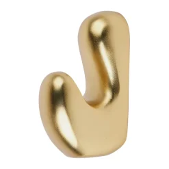 Roberta hook 10x7 cm, Brass finish