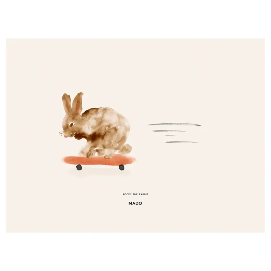 Rocky the Rabbit poster, 30x40 cm